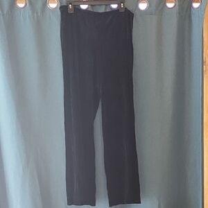 J Jill Black Velvet Wide Leg  Pants